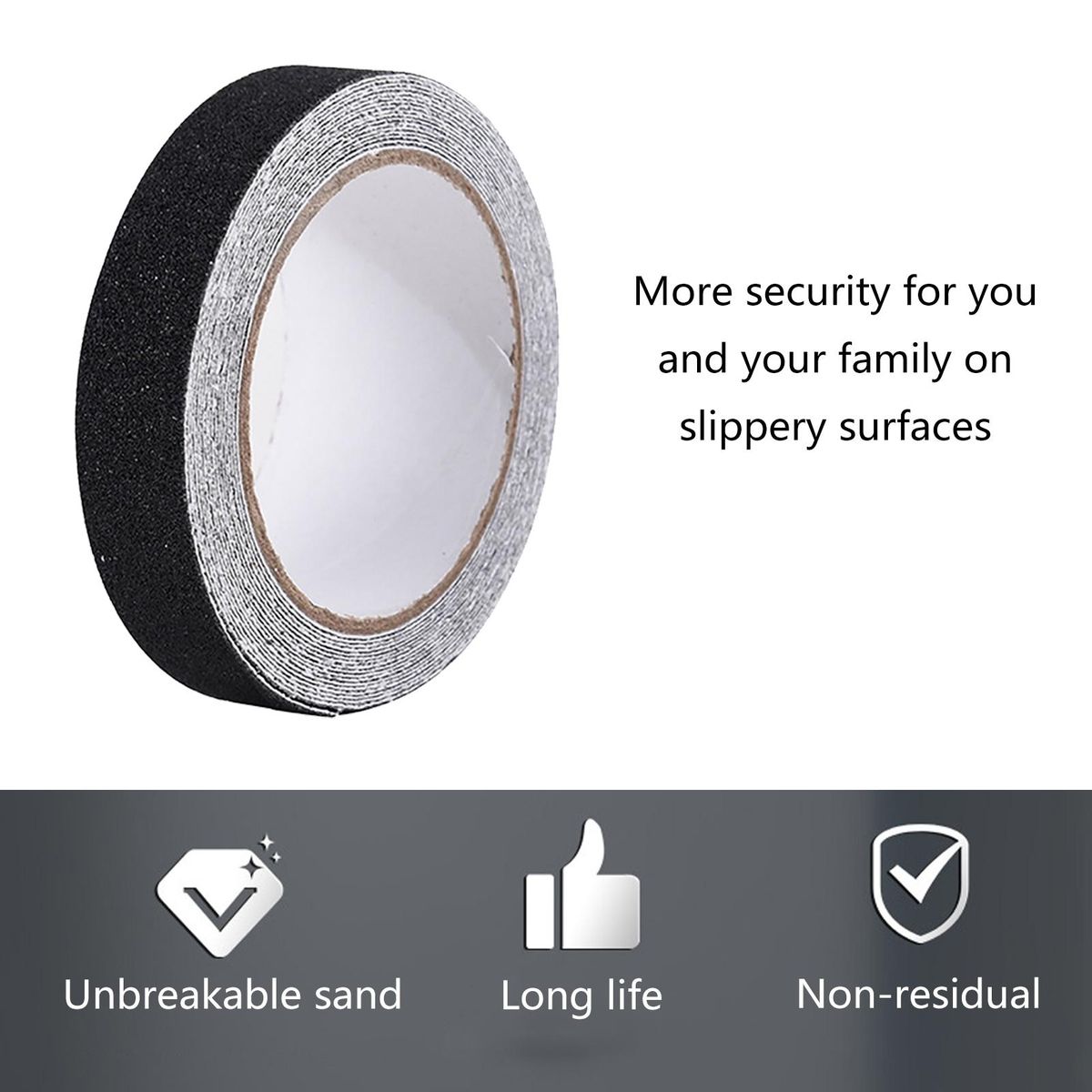 Easy to Apply Non-slip Tape Grip Non-slip Tape Waterproof for Stairs