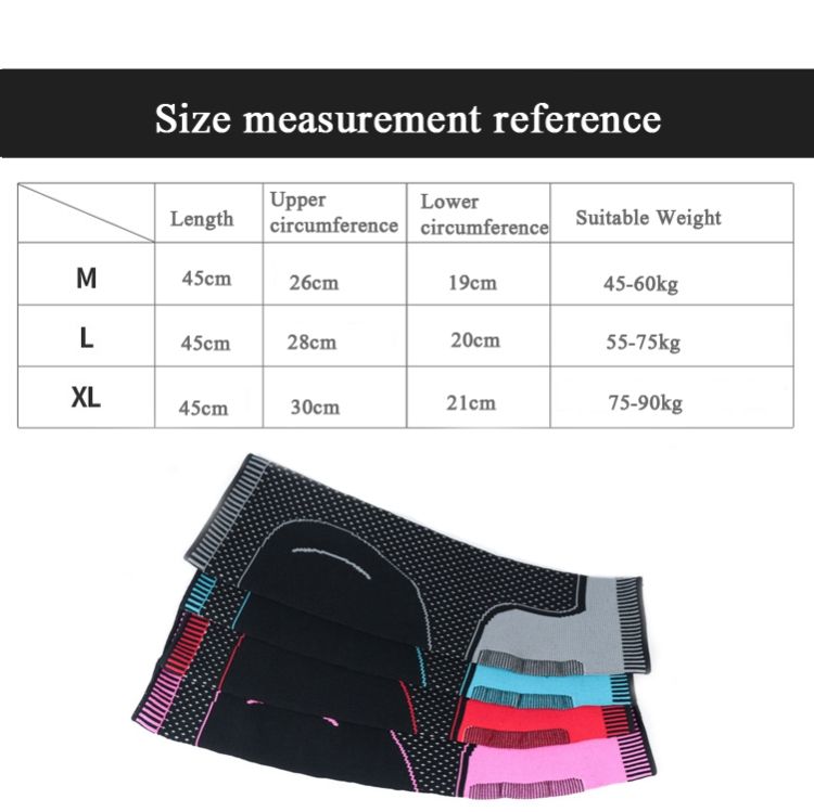 A Pair Long Protective Gear, Specification: M (Black Pink)
