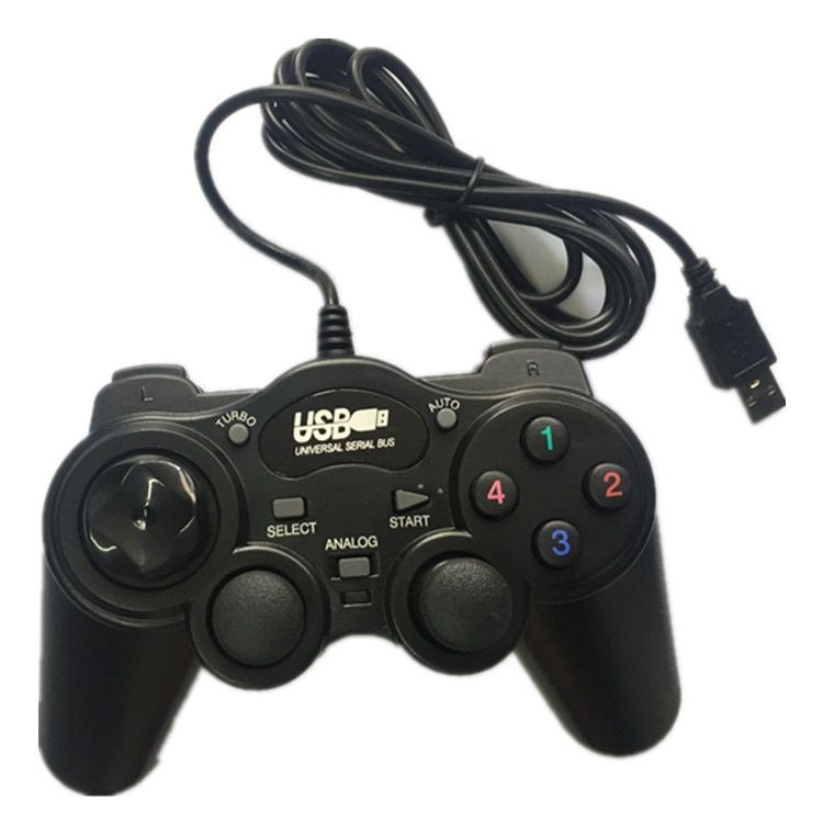 Wired Shock Joystick Game Controller USB 2.0 Joypad Gamepad For PC Laptop Computer Win7 Of 8 Of 10 Of XP Of Vista Wired Game Pad Joystick