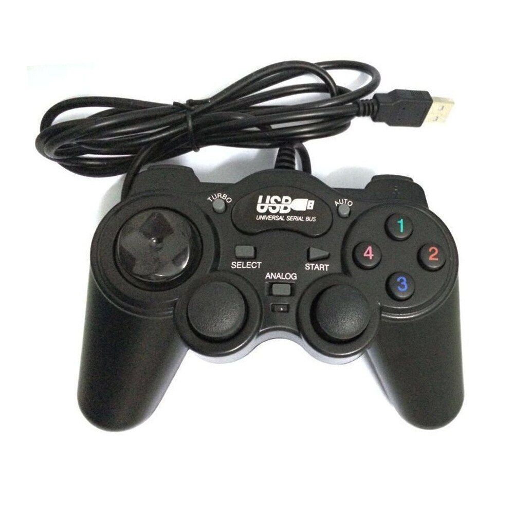 Wired Shock Joystick Game Controller USB 2.0 Joypad Gamepad For PC Laptop Computer Win7 Of 8 Of 10 Of XP Of Vista Wired Game Pad Joystick