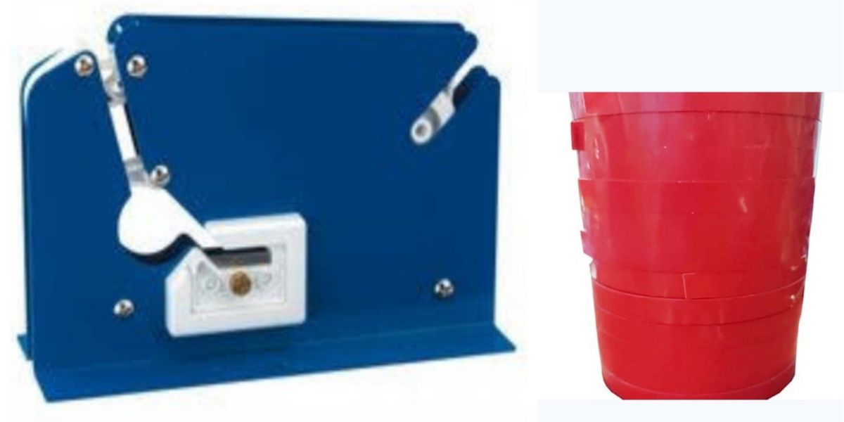 Bread Nylon Clipping Pin Sealing Machine + 12 Tapes
