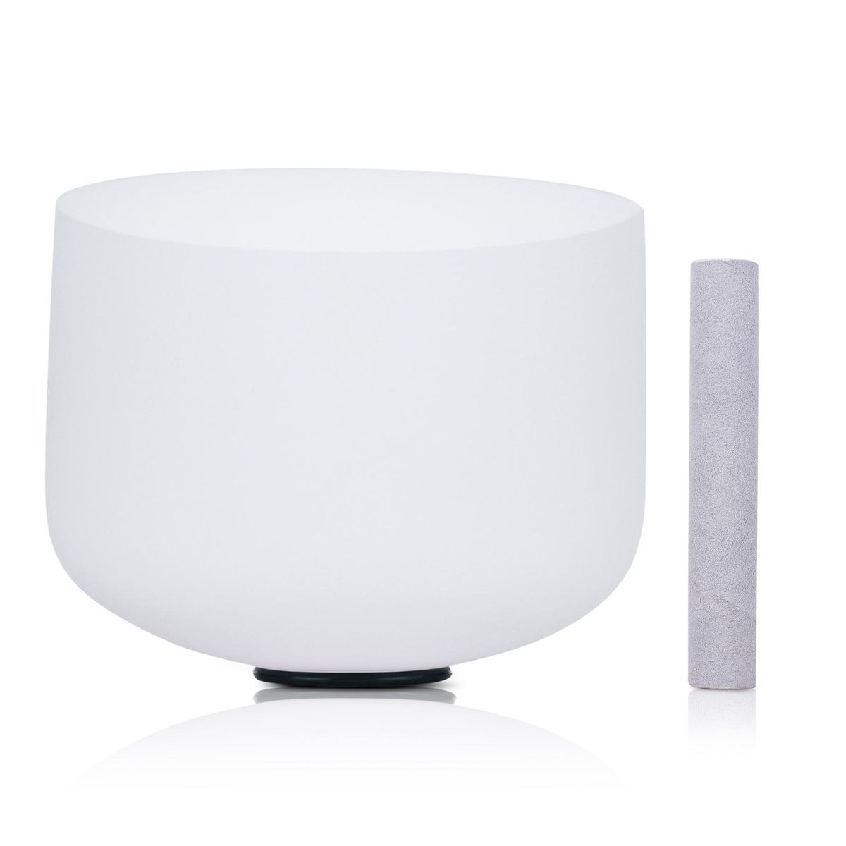 10 Inches G  Note Crystal Singing Sound Bowl Set for Meditation Healing Therapy Relaxation Yoga with Hollow Mallet Rubber Ring Storage Bag