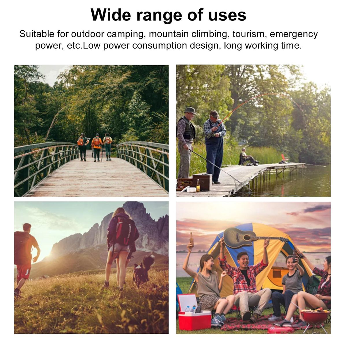 Portable Lamp Outdoor Work Light Handheld 27W Flashlight High Brightness LED Light Lithium Battery Easy Carrying Floodlight