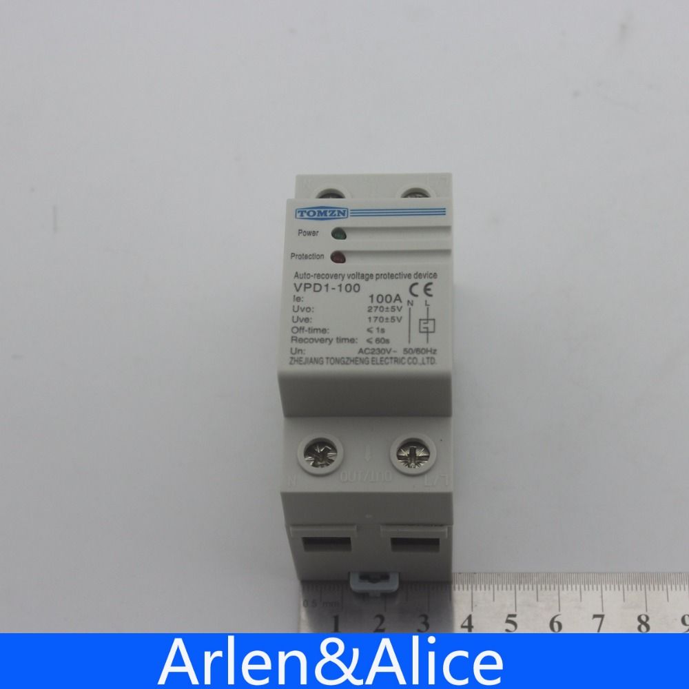 Din Automatic Recovery Rail Over Reconnect 230V 100A