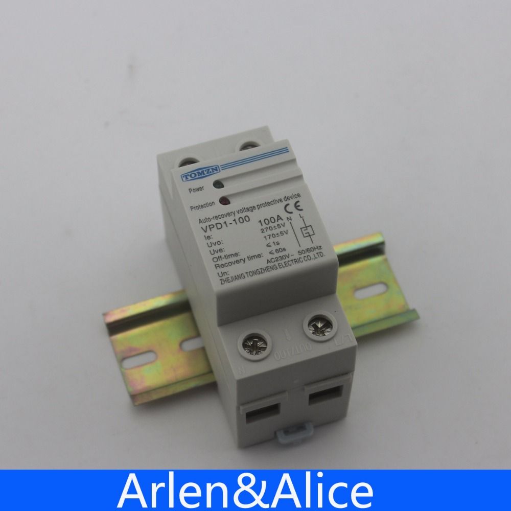 Din Automatic Recovery Rail Over Reconnect 230V 100A