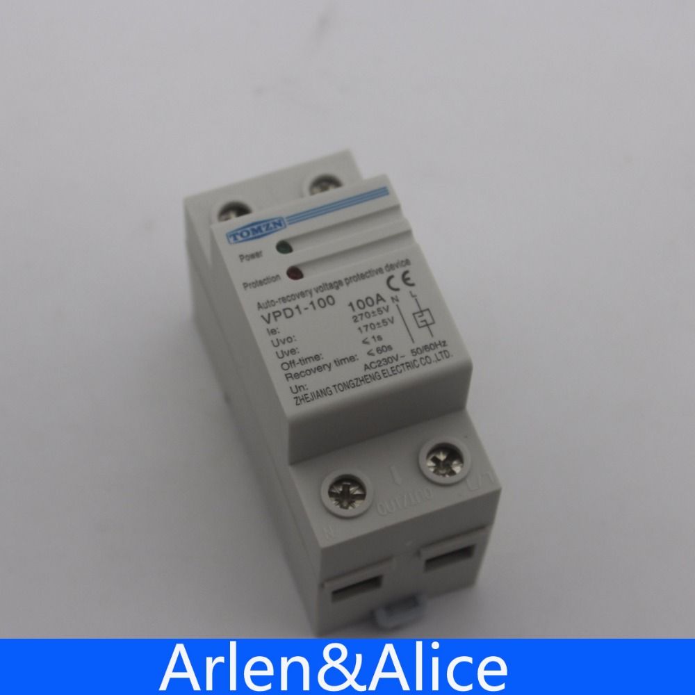 Din Automatic Recovery Rail Over Reconnect 230V 100A