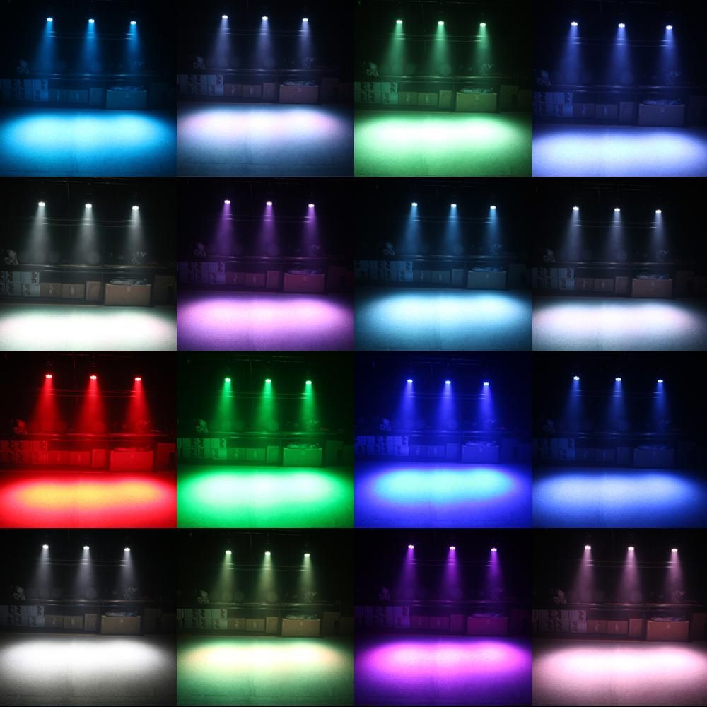 Lixada 7LED 105W RGBW 9/14 Channel DMX512 Mini Rotating Head Moving Stage Light Effect Lamp for Indoor Disco KTV Club Party