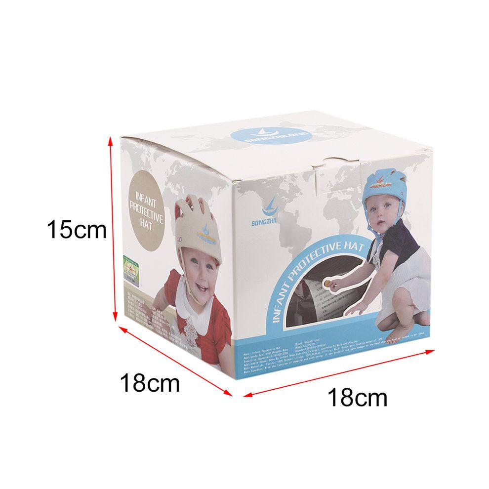 TB Baby Safety Helmets Cotton Infant Protective Hat Headguard Crashproof Hat