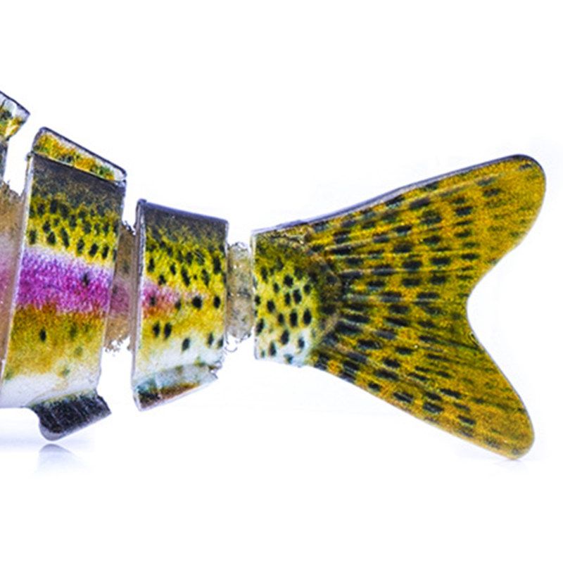 7cm 8.5g Reusable Artificial Bait 6 Sections Vivid-D