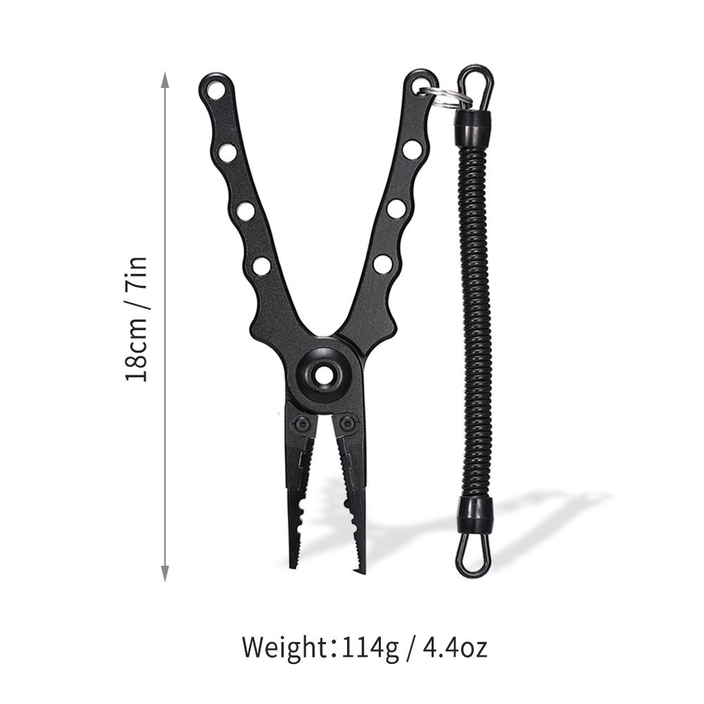 Ultralight Aluminum Fishing Pliers Split Ring Cutters Hooks