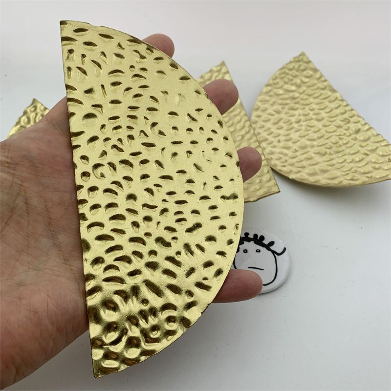 LCH Semicircular Solid Trypophobia Brushed Brass Color