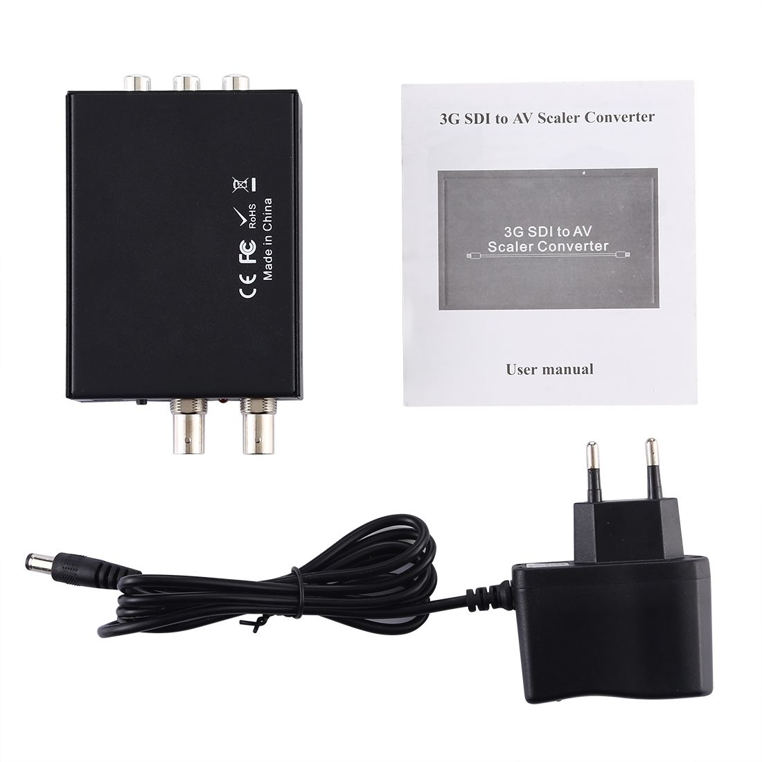 NF-F001 3G SDI To AV + SDI Scaler Converter