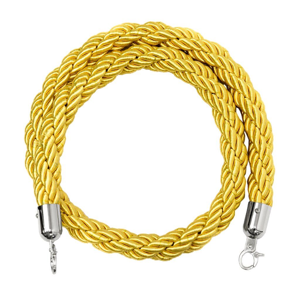 Stanchion Twisted Queue Rope Divider Crowd Control Barrier