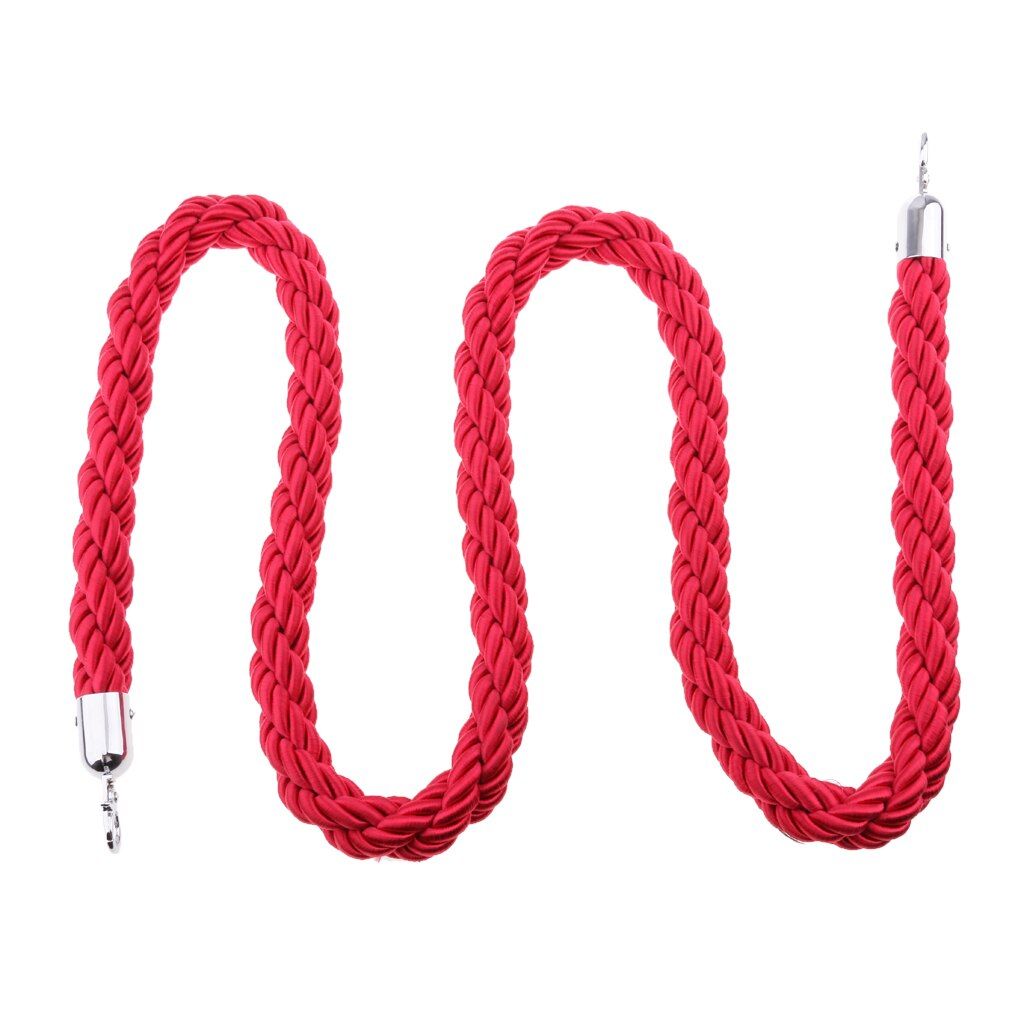 Stanchion Twisted Queue Rope Divider Crowd Control Barrier