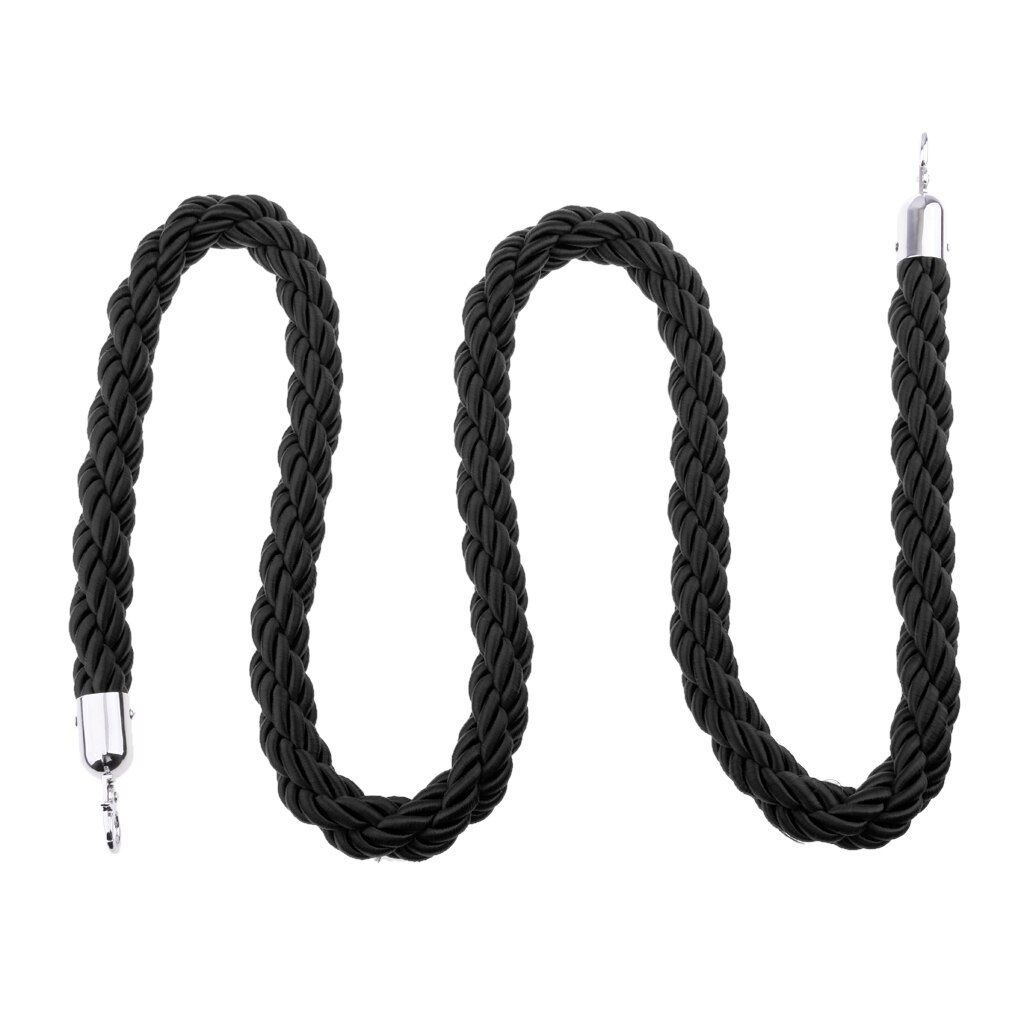 Stanchion Twisted Queue Rope Divider Crowd Control Barrier