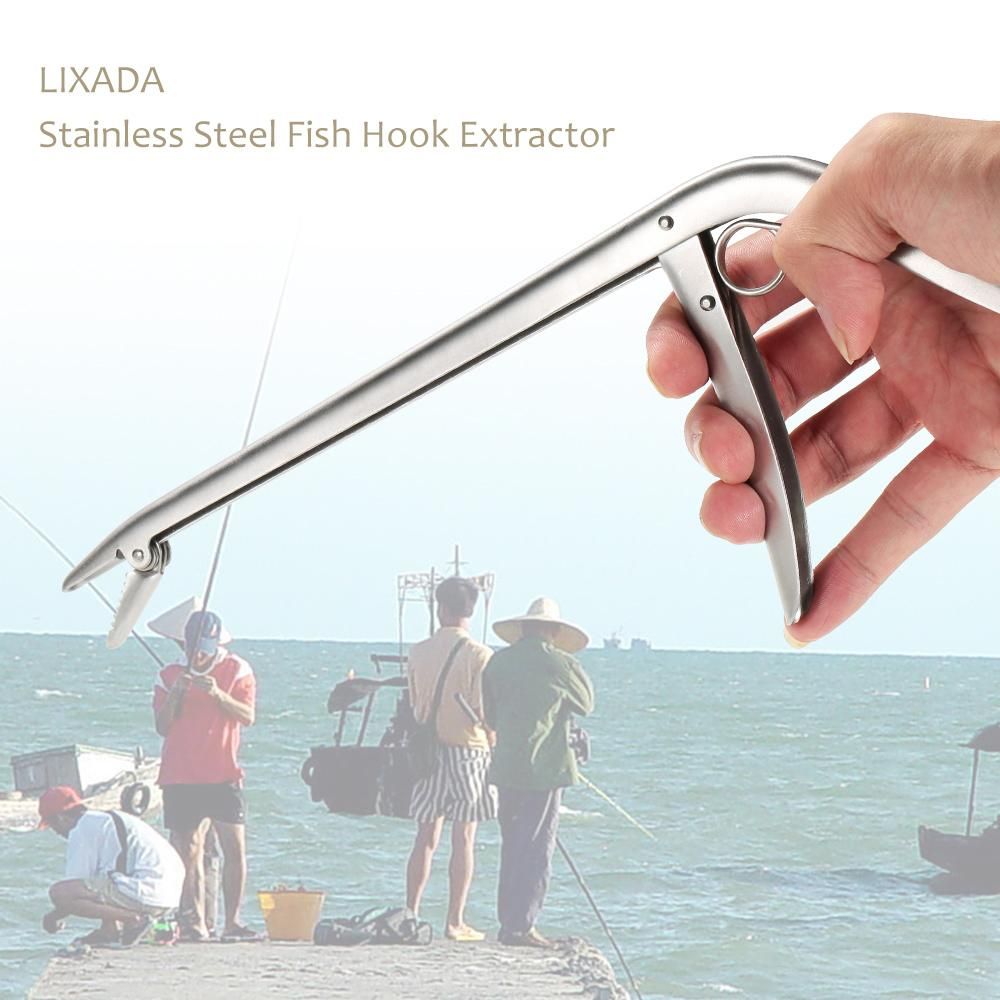 Lixada Stainless Steel Fish Hook Remover Extractor Fishing Hook Removal Tool