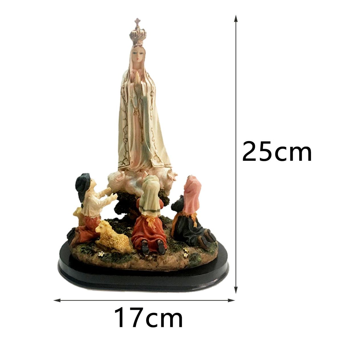 Virgin Mary Religious 9.84 Inch Height Resin Holy Grace For Chapel
