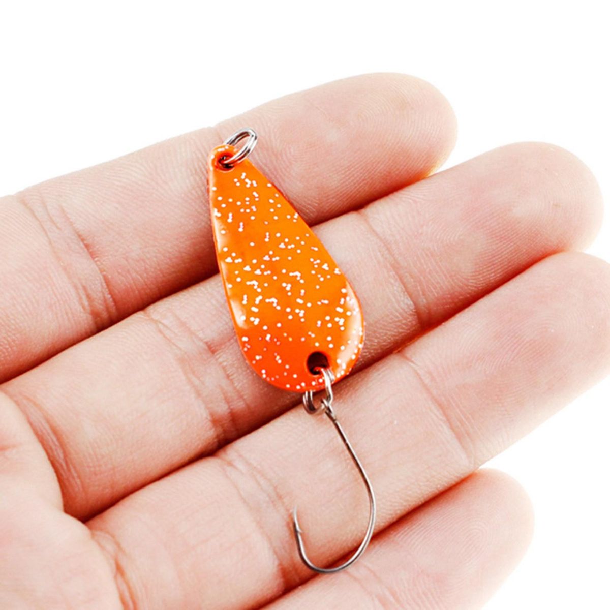 5Pcs 3.2cm 2.7G Fishing Spoon Lure Artificial Bait Fishing T