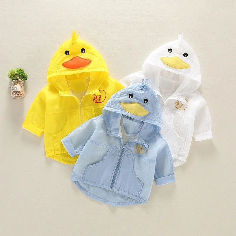Breathable Thin UV-proof Children Sun-protective Clothing For Girls