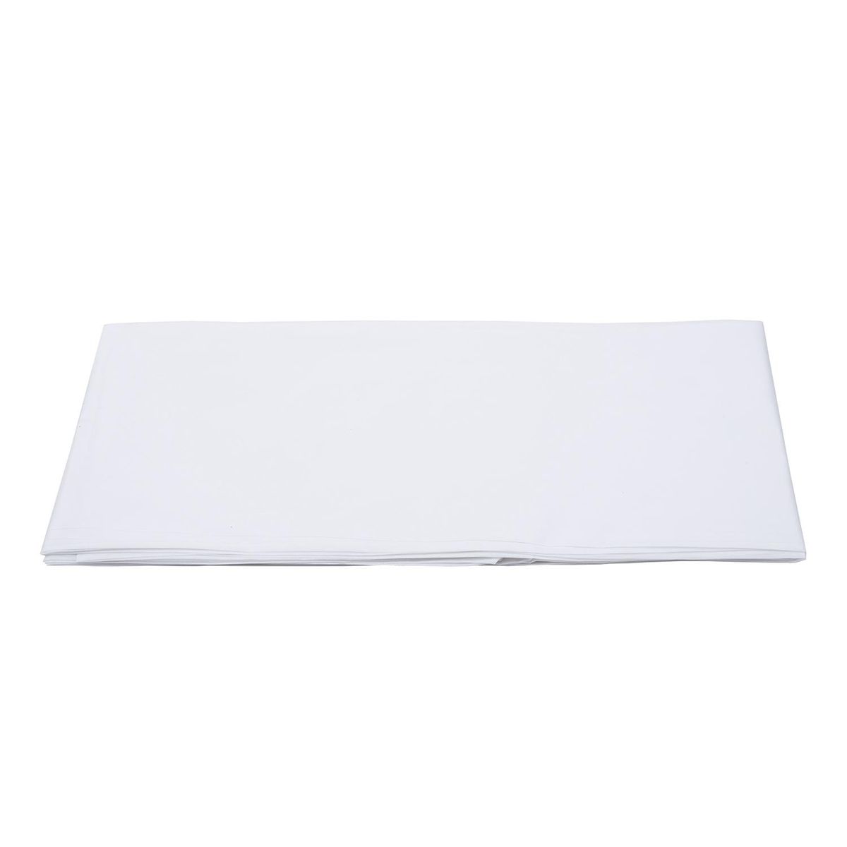 Plastic Tablecloth, white 137CM X