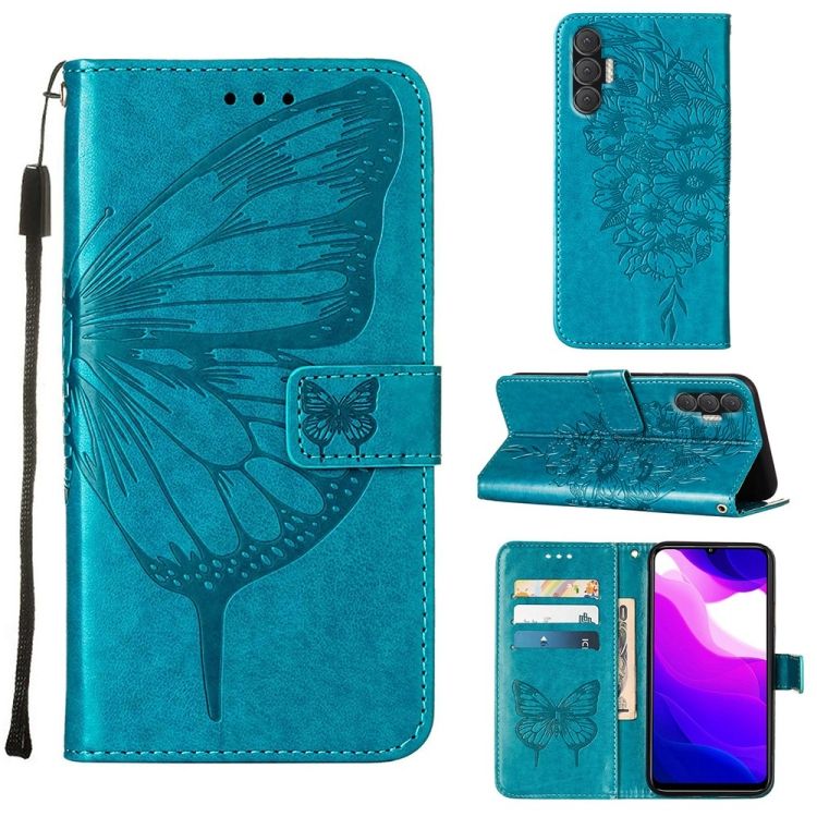 Embossed Butterfly Case For Tecno Spark 8P