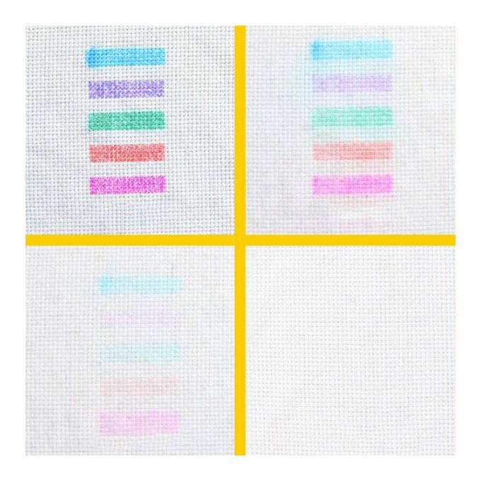 6pack Water Soluble Pen Tailor Fabric Marker Temporary DIY Sewing