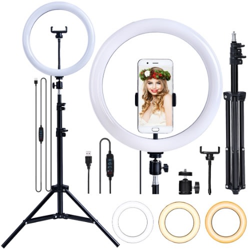 Selfie Ring Light  -10 Inches -Black