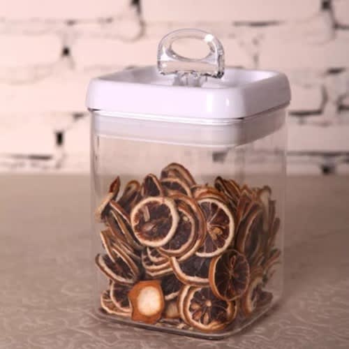 Airtight Plastic Easy Buckle Seal Pot Storage Containers - 4 Piece Set