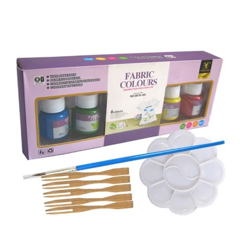 Artist 25ml Fabric Colours - 6 Pieces
