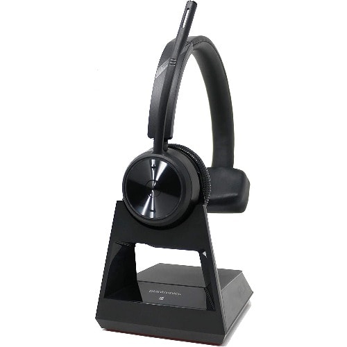 Office Single Speaker Wireless Headset For Desk Phones Bundle With Headset - Savi 7210