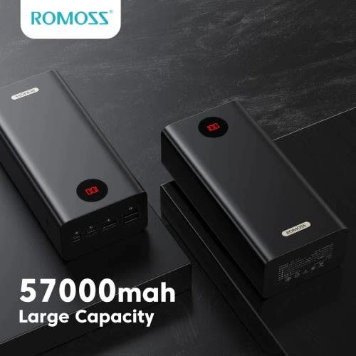 57000mah Power Bank 22.5w Pd Qc 3.0 Two-way Fast Charging Type-c