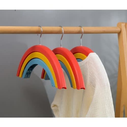 Rainbow Cloth Hanger - 3pcs