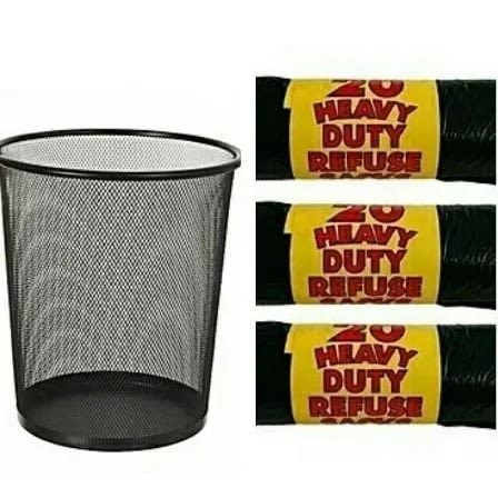 Waste Bin & 3Pcs Bin Nylon