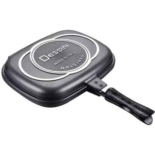 Non Stick Die Casting Double Grill Pan- 32cm