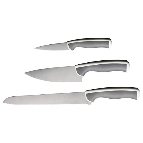 Knife Set -  3-piece - Grey