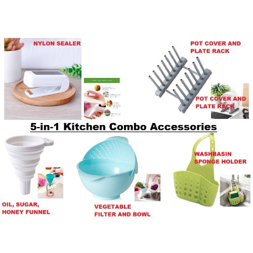 5-in-1 Kitchen Needs And Utensils