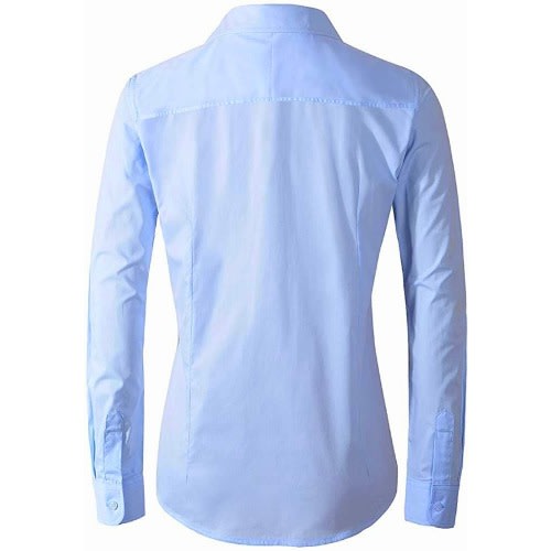 Ladies Formal Dress Shirt - Sky Blue