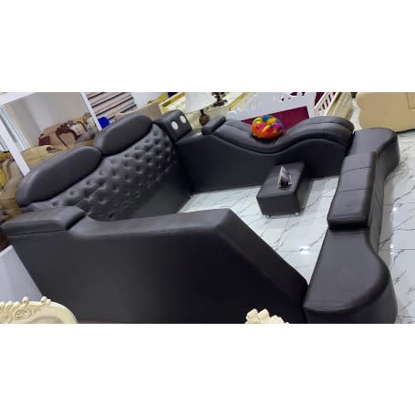 Ultra- Modern 6 by 6 Feet Bed With Lights Bedframe Set