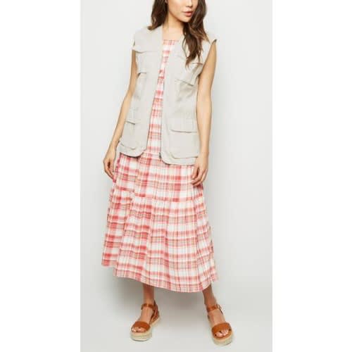 Utility Cotton Gilet Armless Jacket