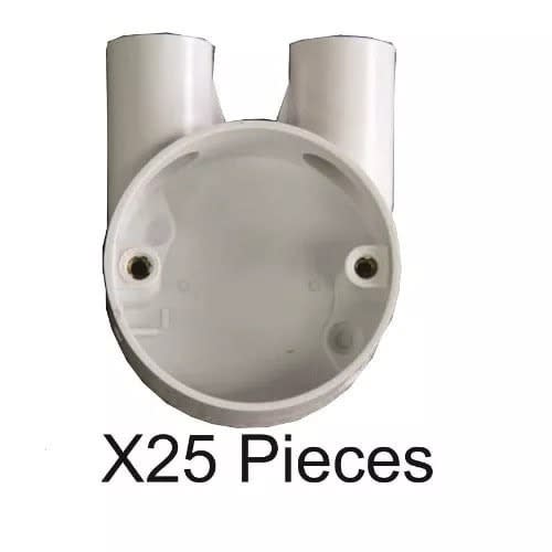 20mm Pvc U-way Box - 25 Pieces
