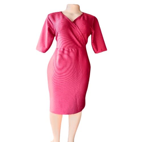 Ladies Midi Gown  - Red