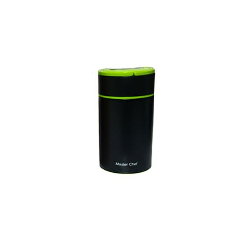 Food Flask With Partition - 1.4L - Black & Green