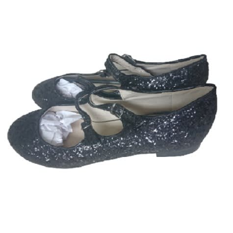 Women's Loafer - Black And Silver