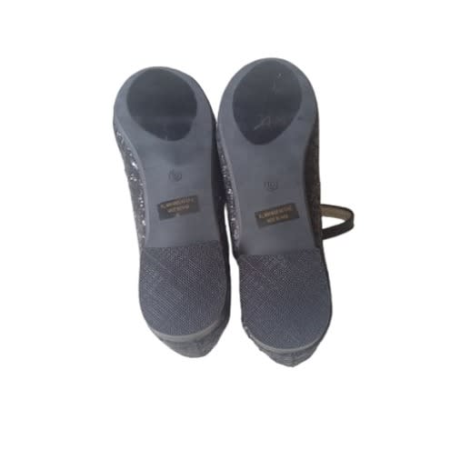 Women's Loafer - Black And Silver