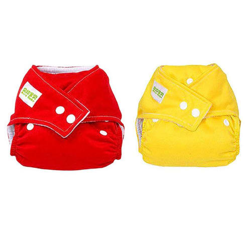 RY Reusable And Washable Baby Diaper & Inserts - 2 Pieces