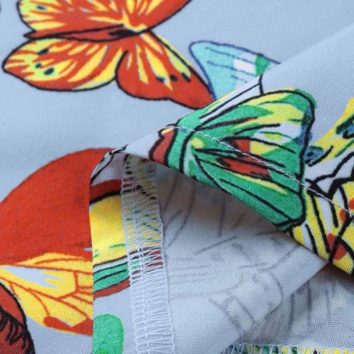 Butterfly Shift Dress- Blue
