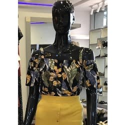 Off Shoulder Patterned Top