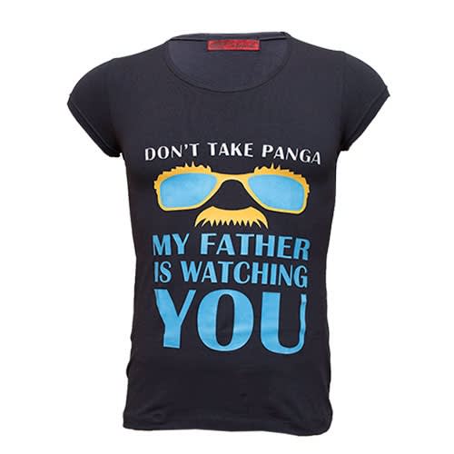 Men's Print T-shirt - Navy Blue
