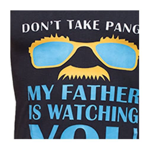 Men's Print T-shirt - Navy Blue