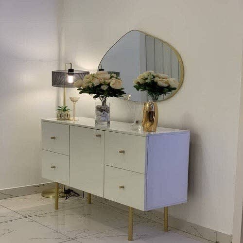 Credenza Side Board And Mirror